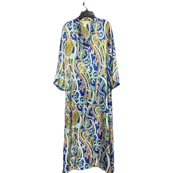 Morgan Taylor Other - Morgan Taylor Intimates Robe House Coat Polyester Women's Size Small Front Zip